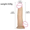 Clear and vibrant TPE dildo with realistic veins, fun adult toy design